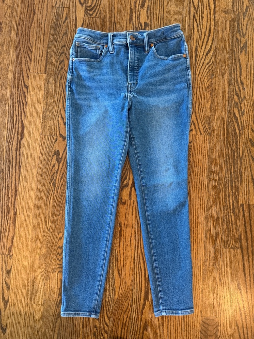 Madewell 10” High-Rise Skinny Blue Denim Jeans 29
